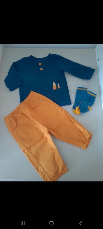 Ensemble 3 pièces 6 mois garçon 👦