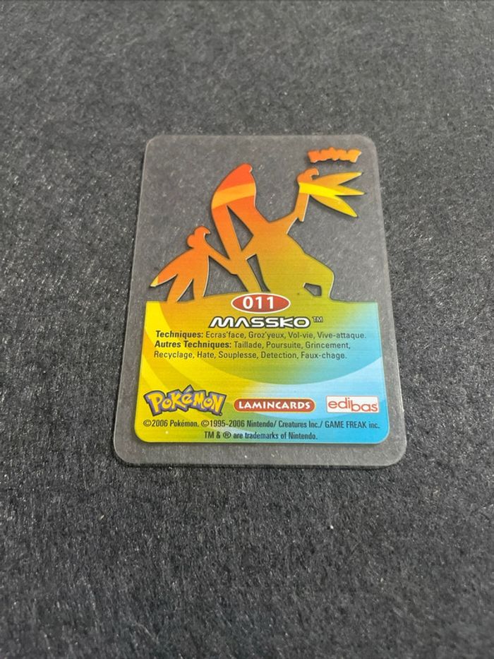 Carte Pokémon Lamincards Massko 011 Français 2006 - photo numéro 2