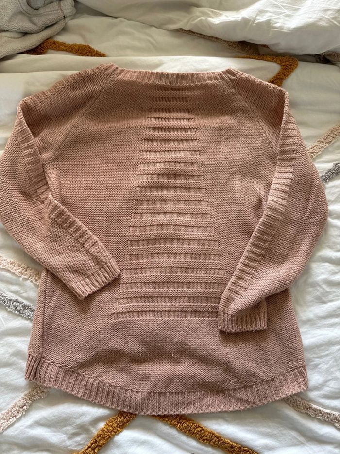 Pull rose taille unique - photo numéro 3