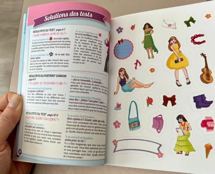 Carnet d’autocollants filles - photo numéro 5