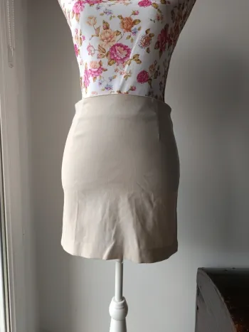 Jupe beige