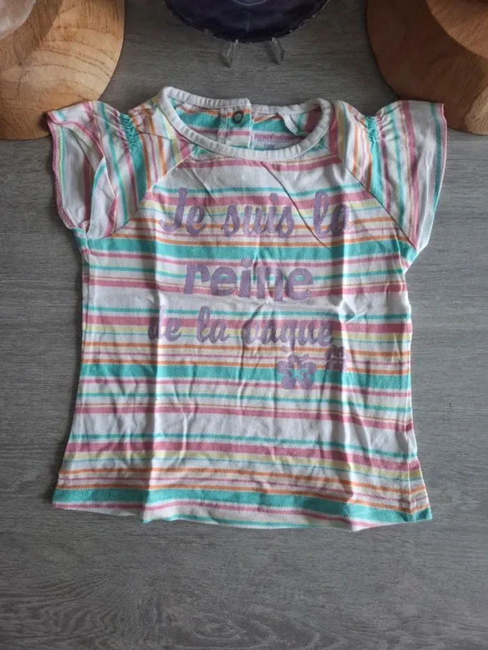 T-shirt coloré taille 18 mois - photo numéro 2