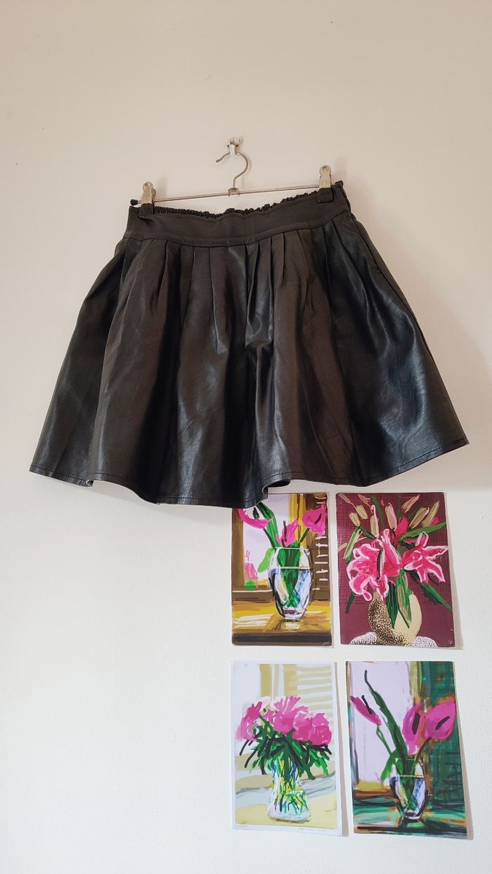 Jupe faux cuir XS - photo numéro 5