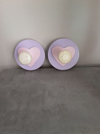 Porté manteau coeur