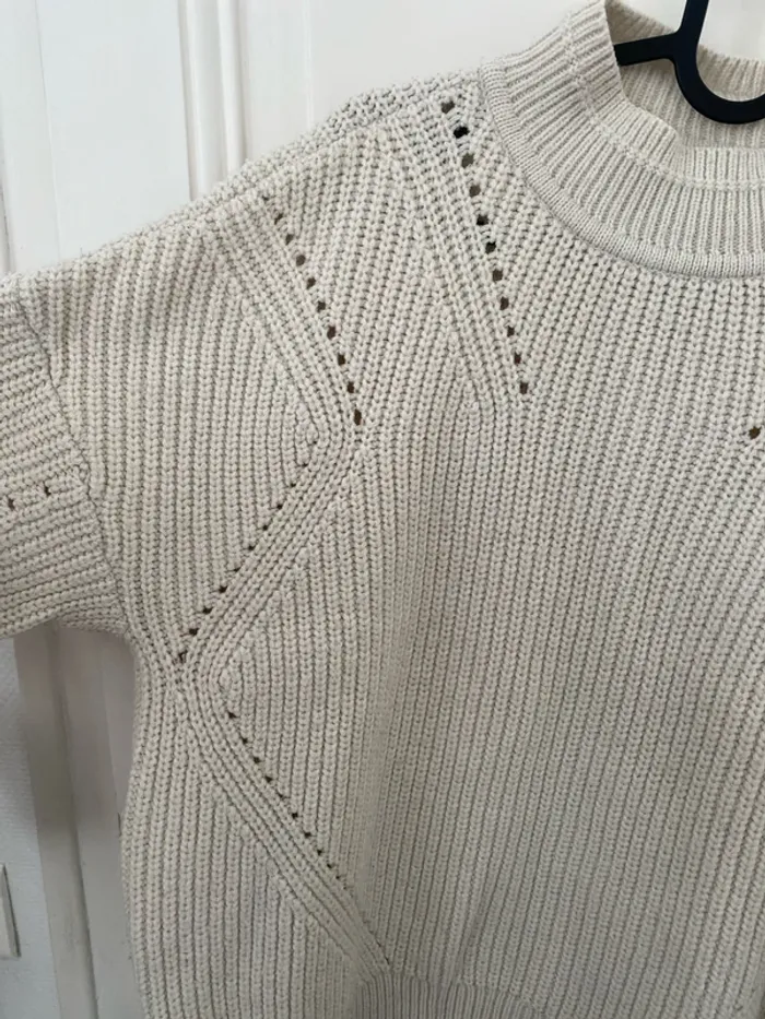 Pull col roulé blanc Vila - photo numéro 2