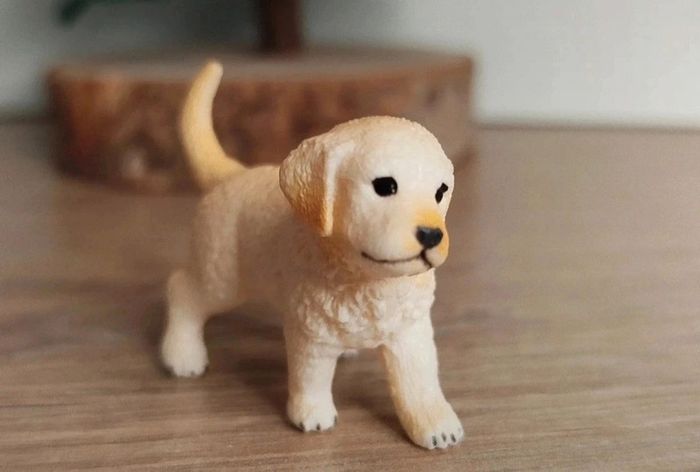 Schleich chiot labrador beige Figurine Animal domestique - photo numéro 2