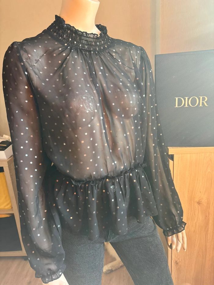 Blouse à pois - photo numéro 2