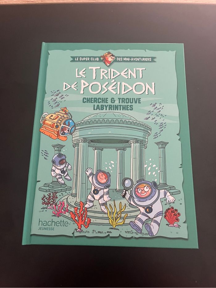 Livre mcdo le trident de poséidon cherche & trouvé labyrinthes Neuf