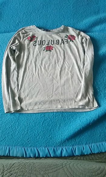 Tee shirt  manches longues gris 12A   7