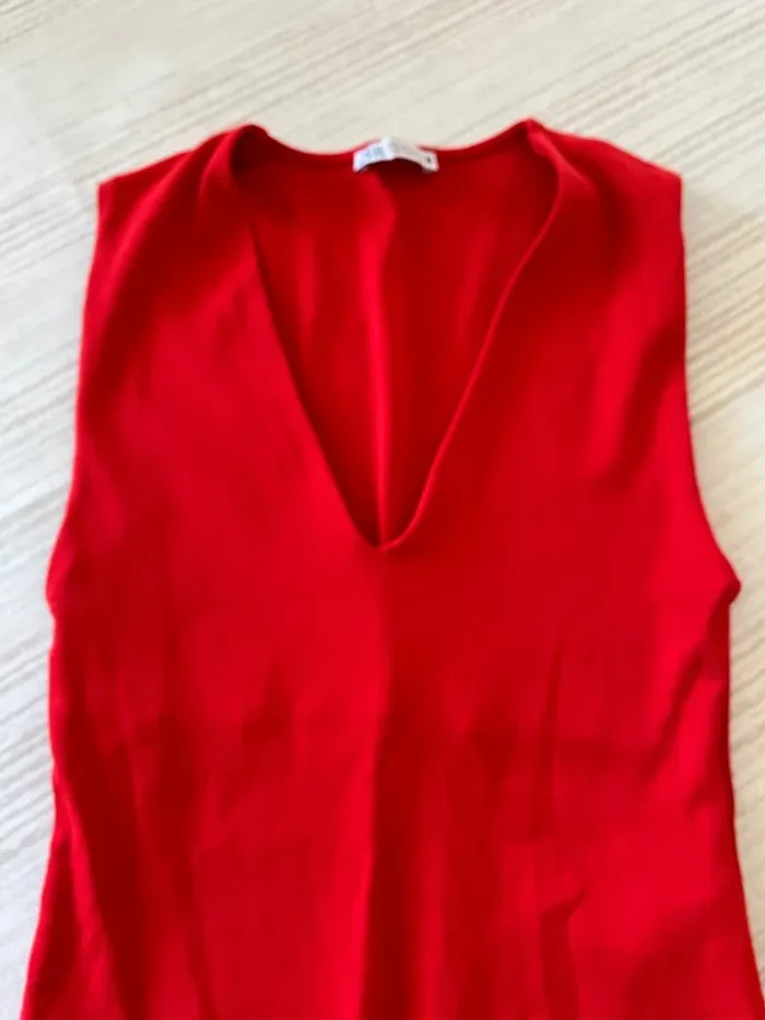 Body rouge Zara en taille S - photo numéro 2