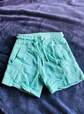 Bermuda short garcon en molleton vert clair kiabi 3ans