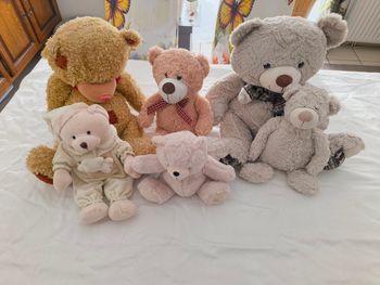 Lot peluches oursons