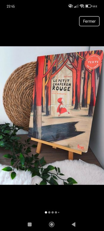 Raconte tapis Le petit chaperon rouge