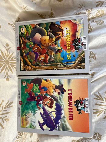 Lot de 2 livres BD vintage Super Baloo Disney Club
