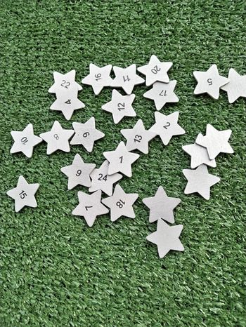 Chiffres en bois Calendrier de l'Avent