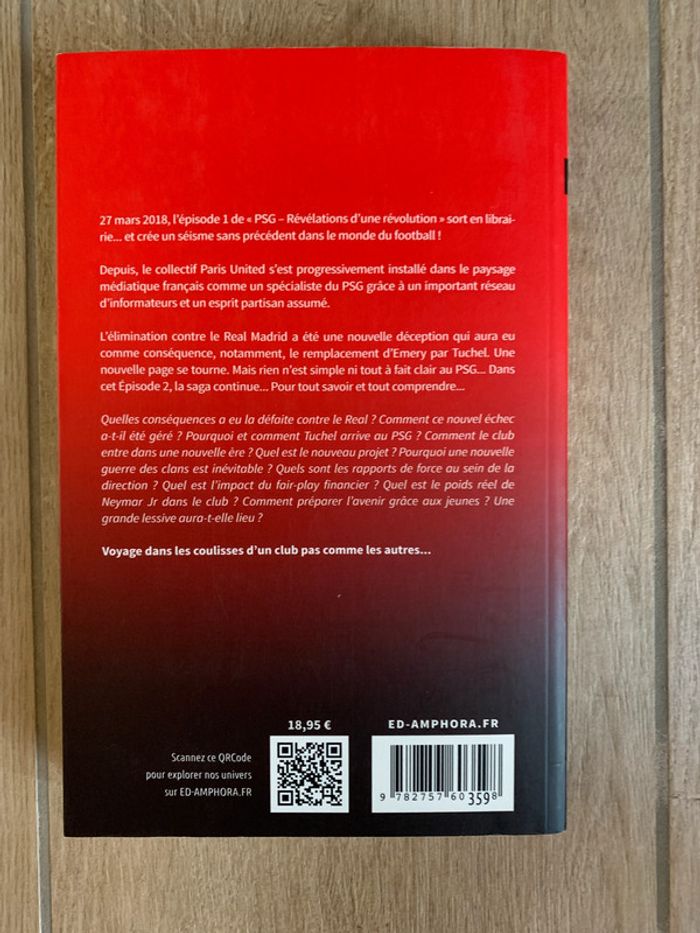 Livre PSG révélation d'une révolution (Episode 2). - photo numéro 2