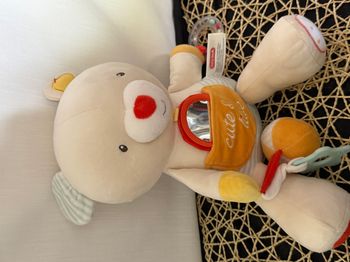 Ours en peluche multi activités d'éveil 25 cm - Soft