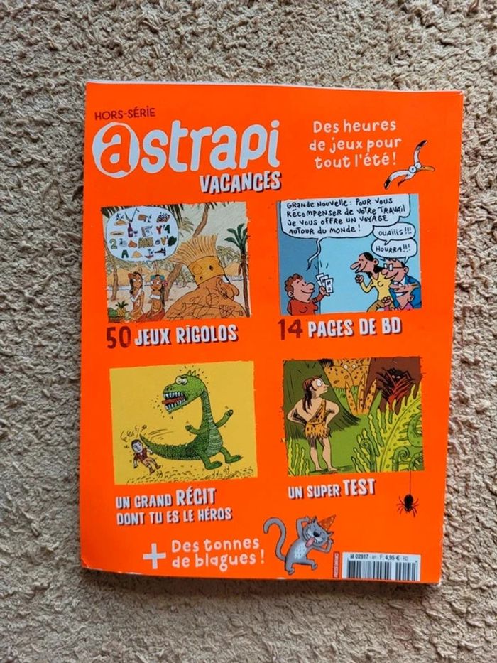 Lot Lot de 3 magazines Astrapi – Spécial vacances d'été - photo numéro 3