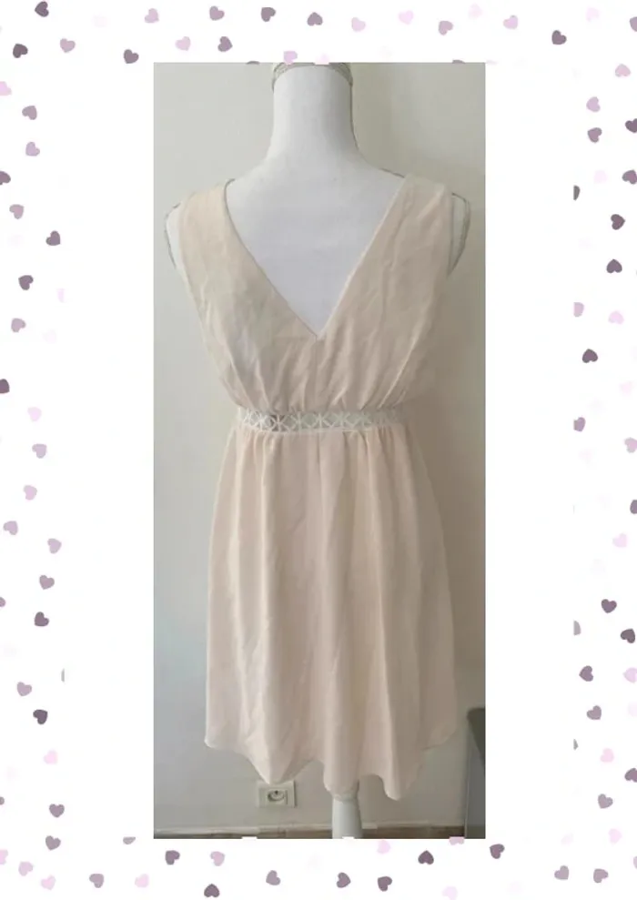 Nafnaf Robe Fluide Rose Pale Taille 36/S - photo numéro 5