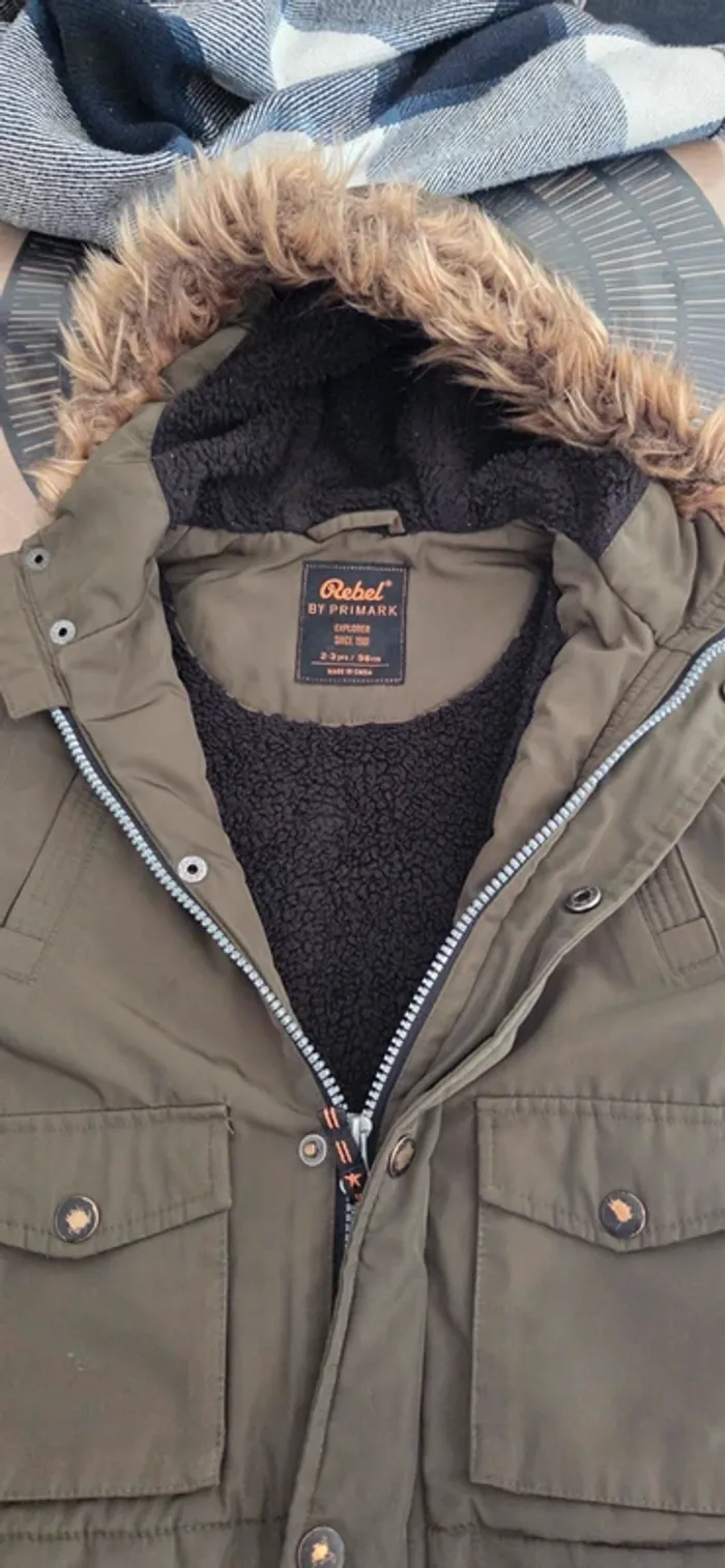 Manteau hiver Kaki - photo numéro 3