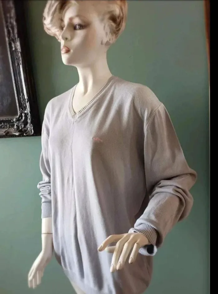 Pull homme  gris  L - photo numéro 2