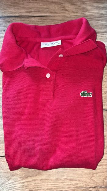 Polo Lacoste rose