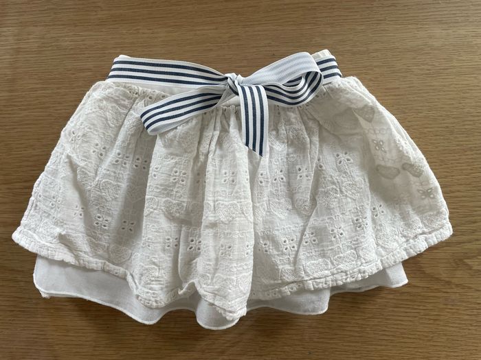Jupe blanche 24mois