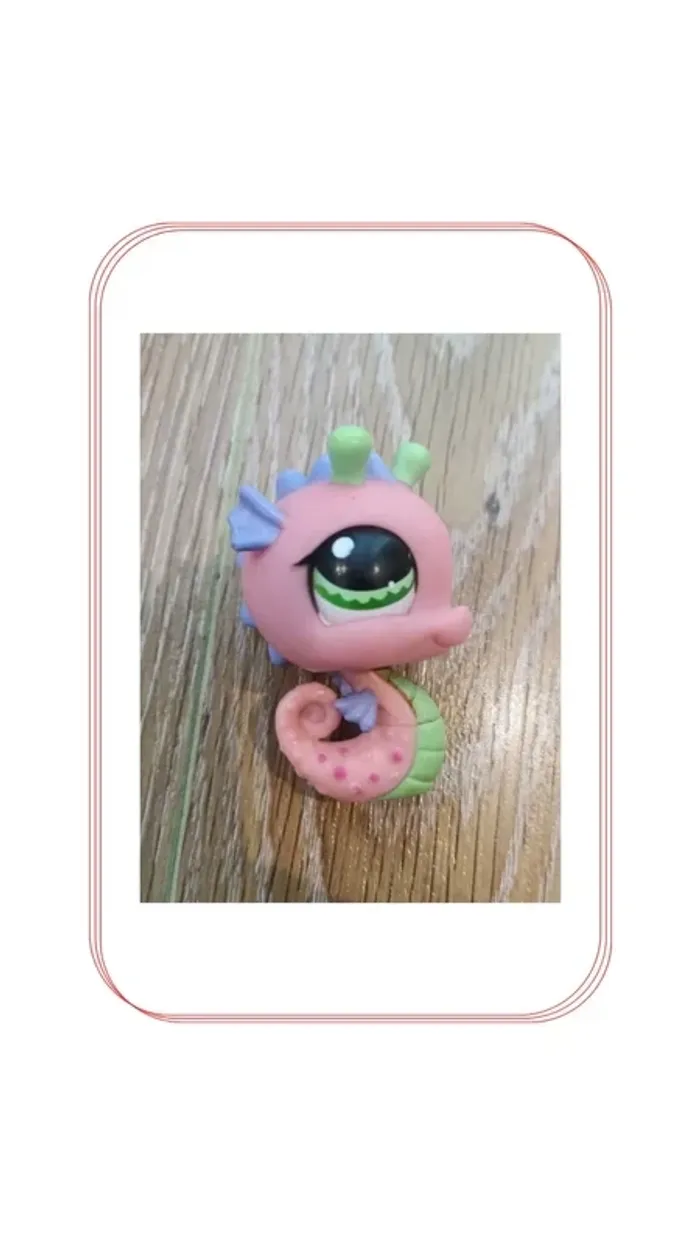 Figurine hippocampe rose Littlest Pet Shop - Hasbro - photo numéro 2
