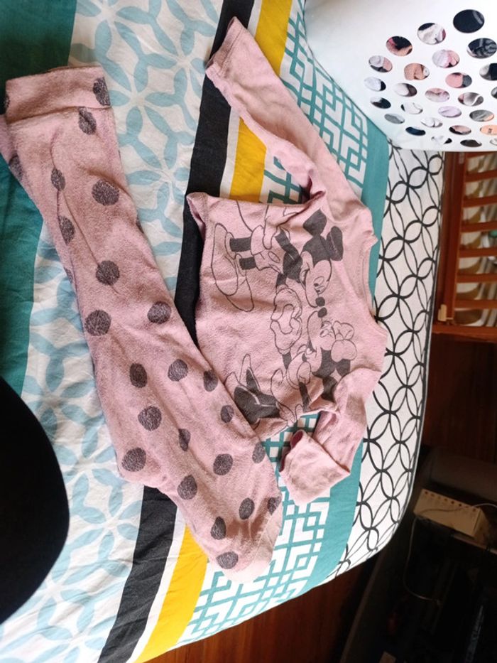 Pyjama Minnie rose taille 3 ans - photo numéro 3
