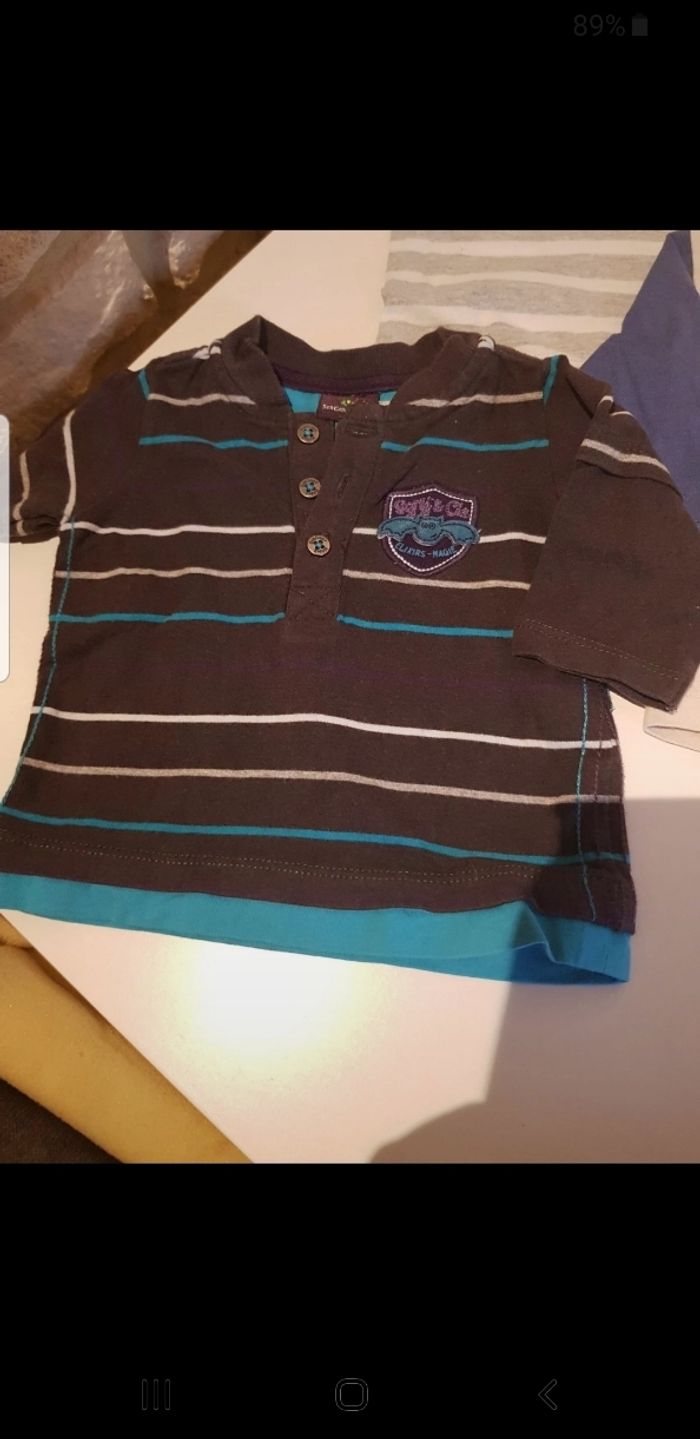 Lot de 3 t.shirts bébé taille 3 mois - photo numéro 2