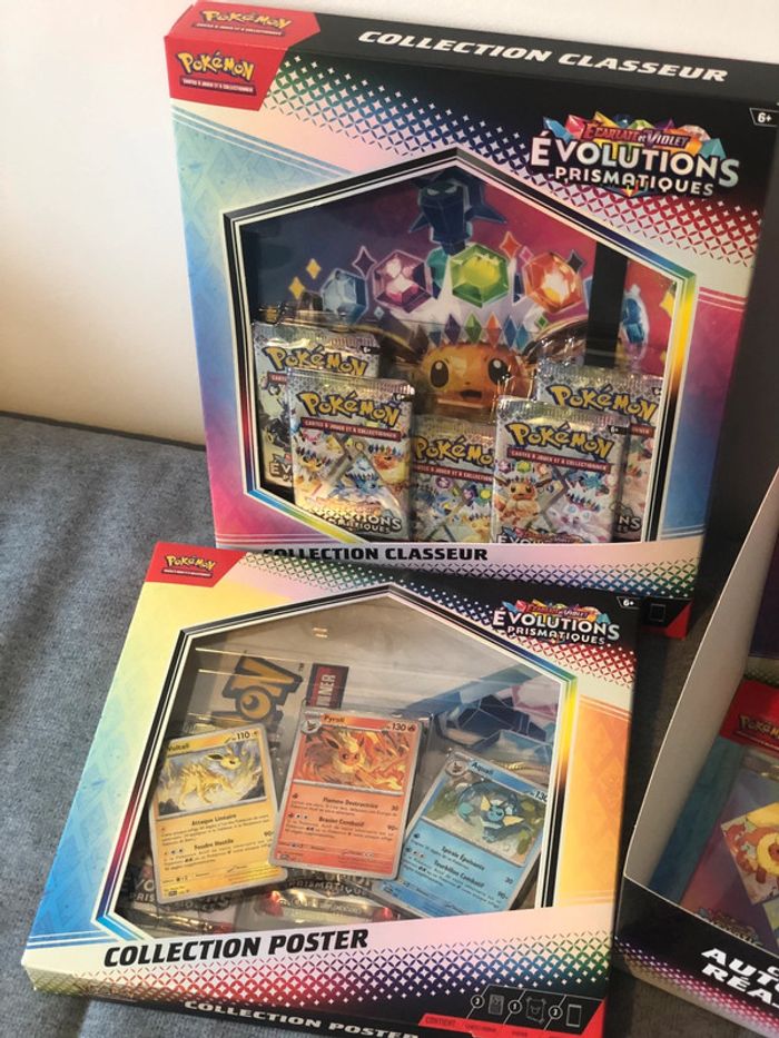 Cartes coffret booster Pokemon evolutions prismatiques 8.5 - photo numéro 3