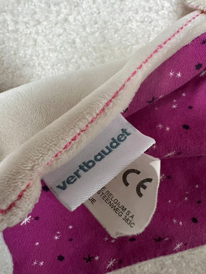 Doudou plat souris rose Vertbaudet - photo numéro 2