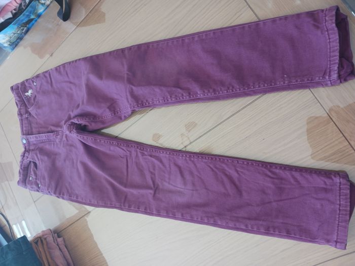 Pantalon doublé violet