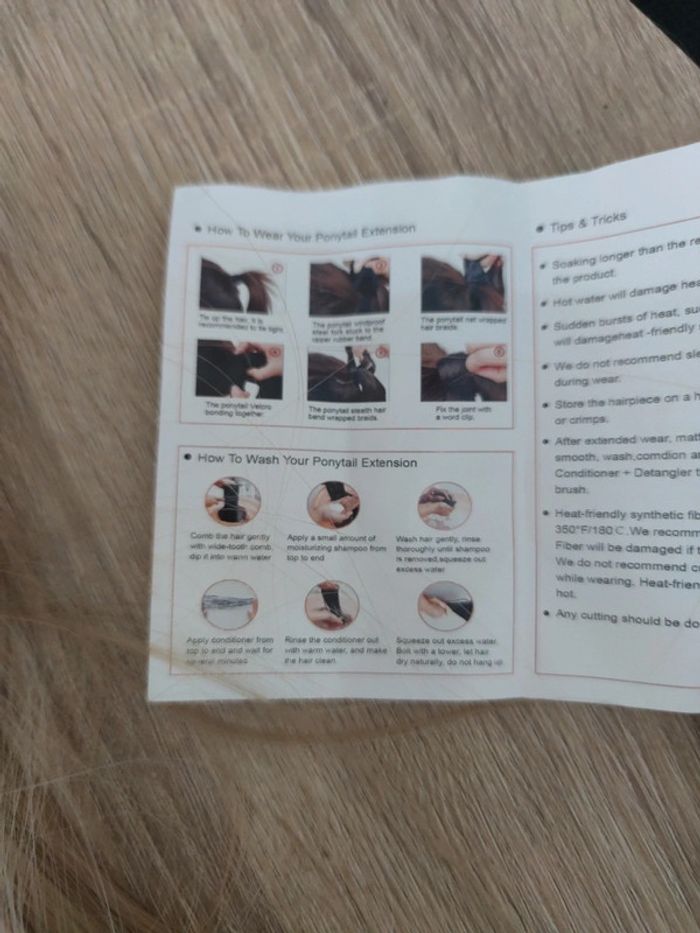 Postiche blond barsdar neuf - photo numéro 3