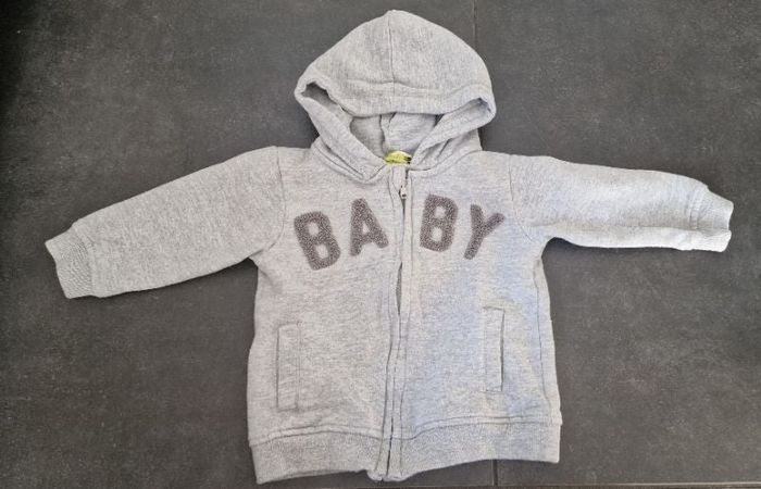 Gilet gris garçon