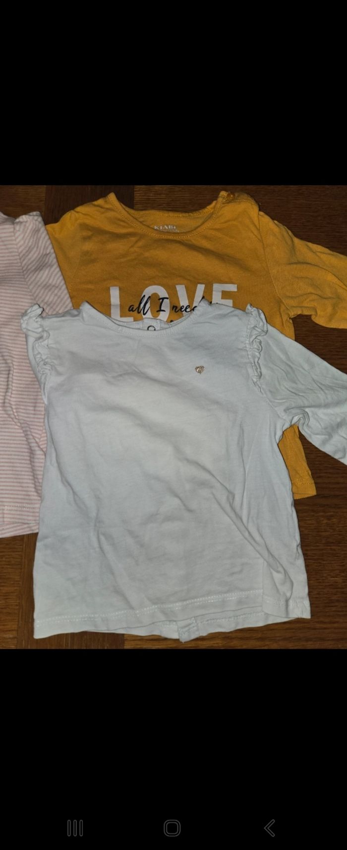 Lot t shirts ml fille - photo numéro 7