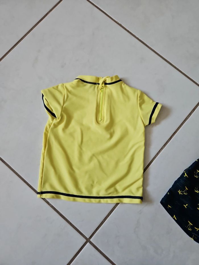 Lycra bébé jaune fluo mes petits cailloux 9 mois BBF3 - photo numéro 4