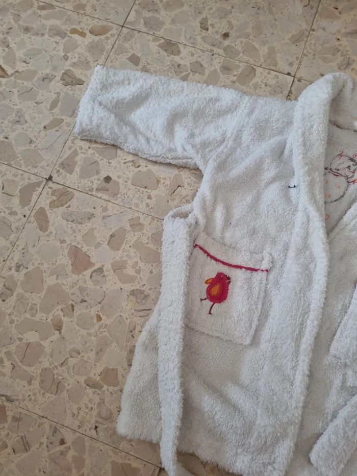 Peignoir carré blanc 2 ans - photo numéro 2