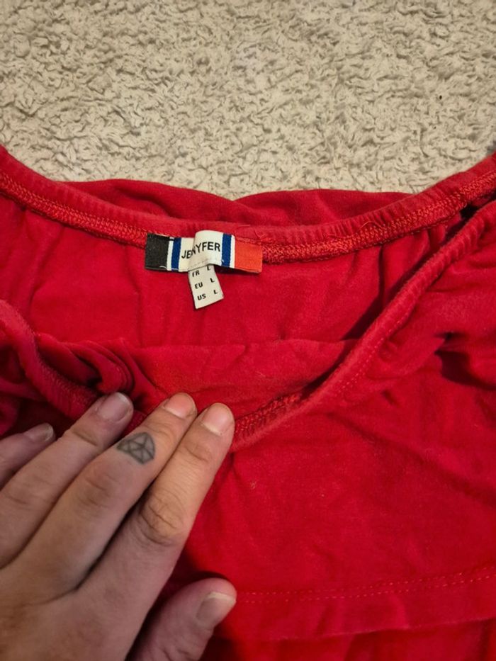 Body femme rouge - photo numéro 2