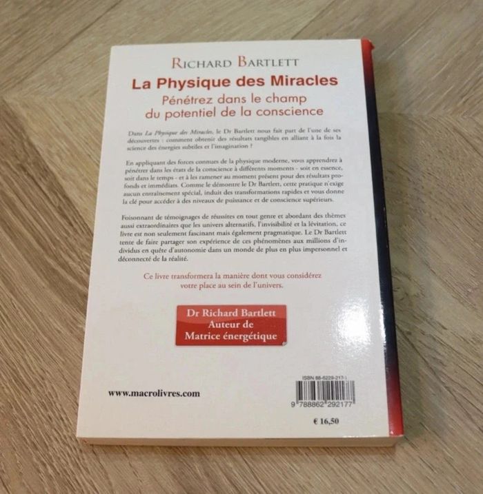 Livre "La physique des miracles" - photo numéro 2