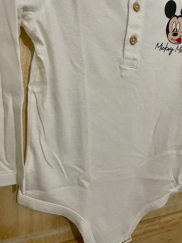 Body neuf manches longues Mickey Disney de chez Kiabi - photo numéro 13