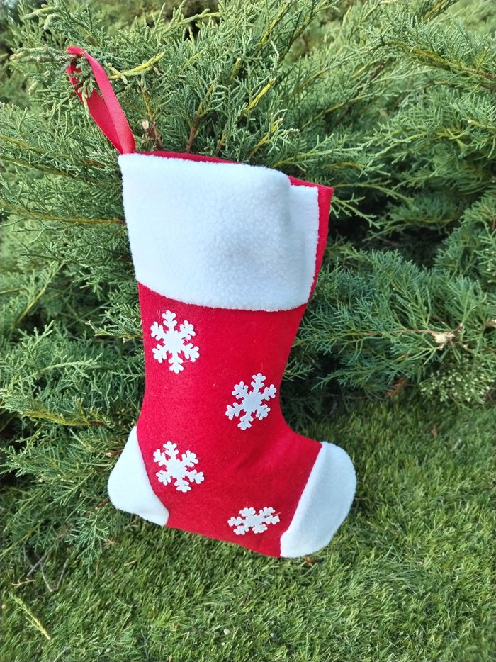 Botte de Noël Botte en feutrine