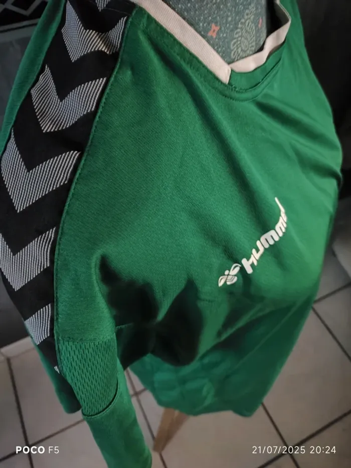 Tee shirt vert Hummel taille XL - photo numéro 4