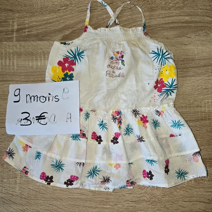 Robe fleurie 9 mois