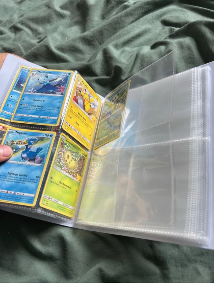 Cahier carte pokémon + carte - photo numéro 2