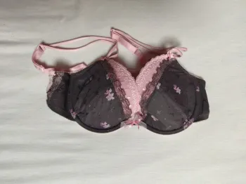 Soutien-gorge Hechter 90C marron et rose