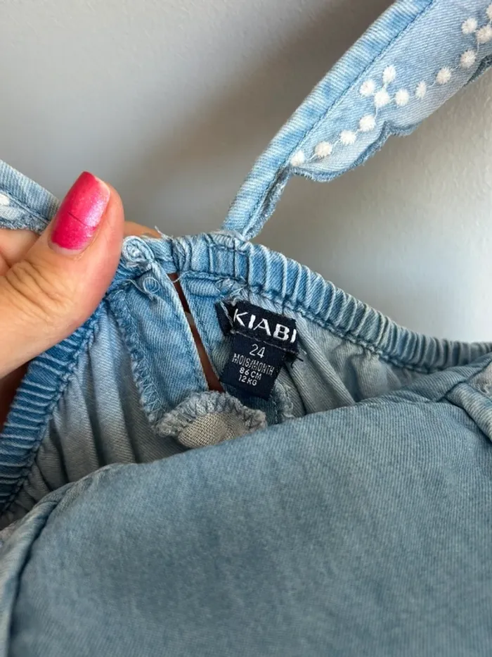 Combinaison été Kiabi fille 24 mois Tbe - photo numéro 2