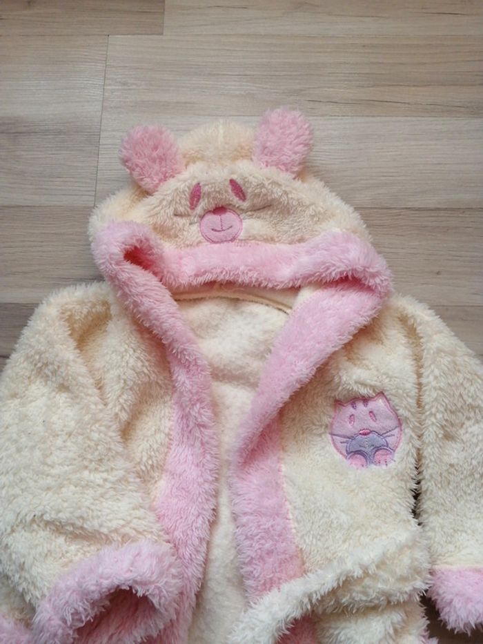 Lot de 2 robes de chambre peluche 18 mois - photo numéro 3