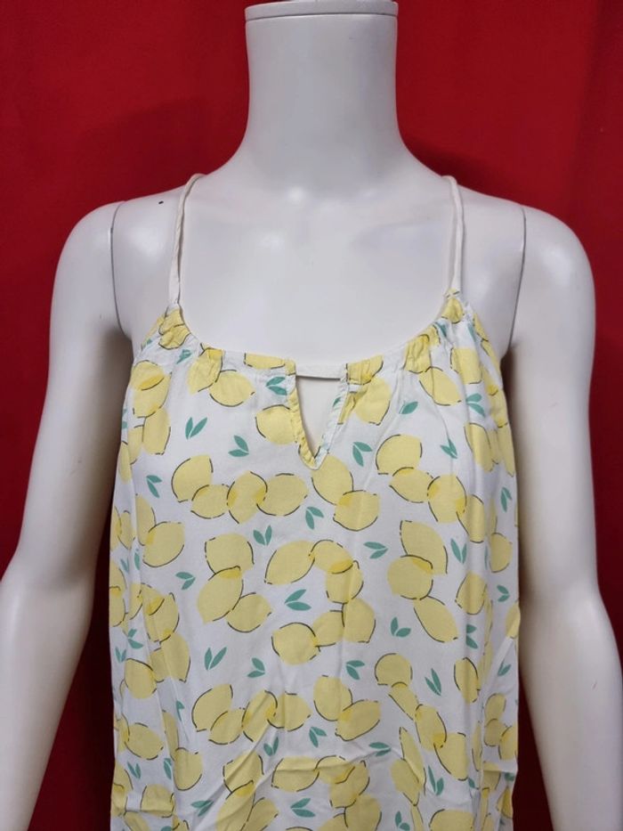 Etam robe de plage été citrons * taille M * - photo numéro 2
