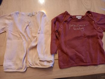 1 pull et 1 gilet 9 mois
